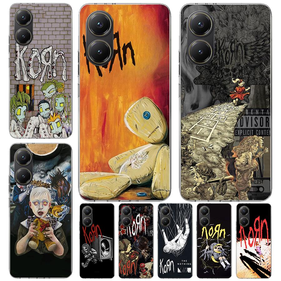K-Korn Рок-группа Мягкий чехол для телефона Для Xiaomi Redmi 15C 15 13C 13 Poco X5 X6 X7 F7 Ultra M7 12C 12 10 10C 9C 9A 9T 9 Fundas Poco X