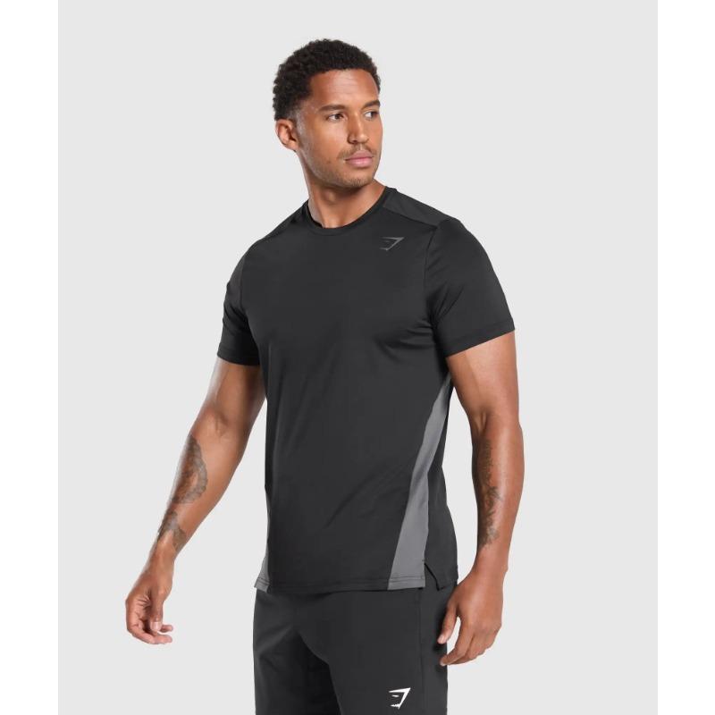 Мужская быстросохнущая фитнес-полиэстеровая футболка Топ Одежда Акула Удобная Дышащая Спортивная Фитнес-одежда Футболки Мужские