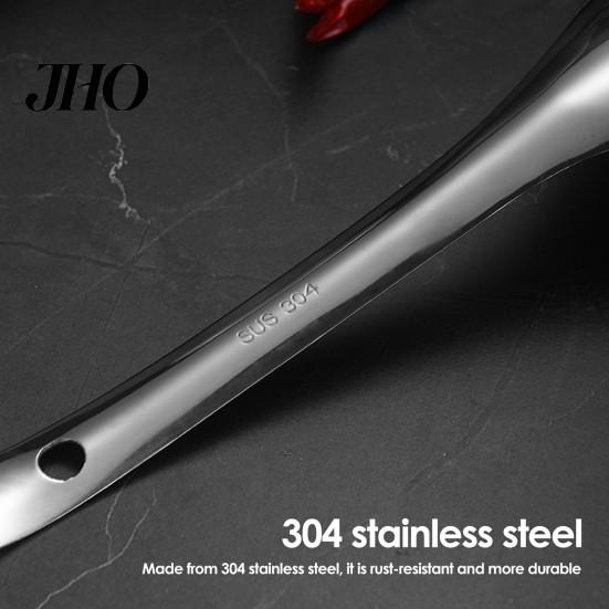 Food Grade 304 Stainless Steel Spoon Large Serving Thickened Deep Dinner Spoons for Rice Soup Mirror Polished Kitchen Utensil Home Restaurant Buffet