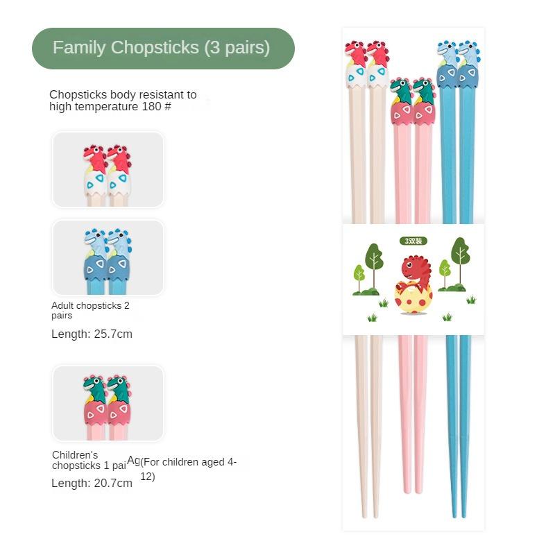 Children's Chopsticks  Alloy Chopsticks Household One Person  One Chopstick Baby Food Supplement Portable Chopsticks