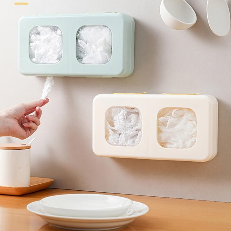 Multifunctional Cling Film Storage Case Accessory for Home Use Accommodates Various Sizes Stylish Designs Decoration