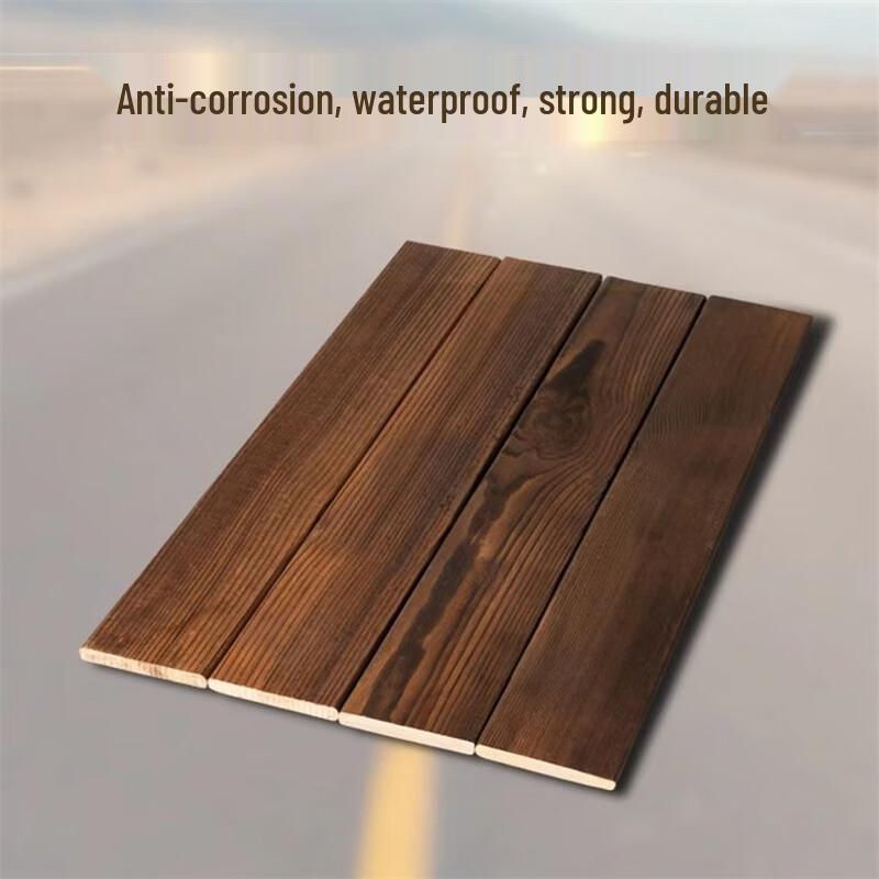 Carbonized Scots Pine Solid Wood Outdoor Fence Board