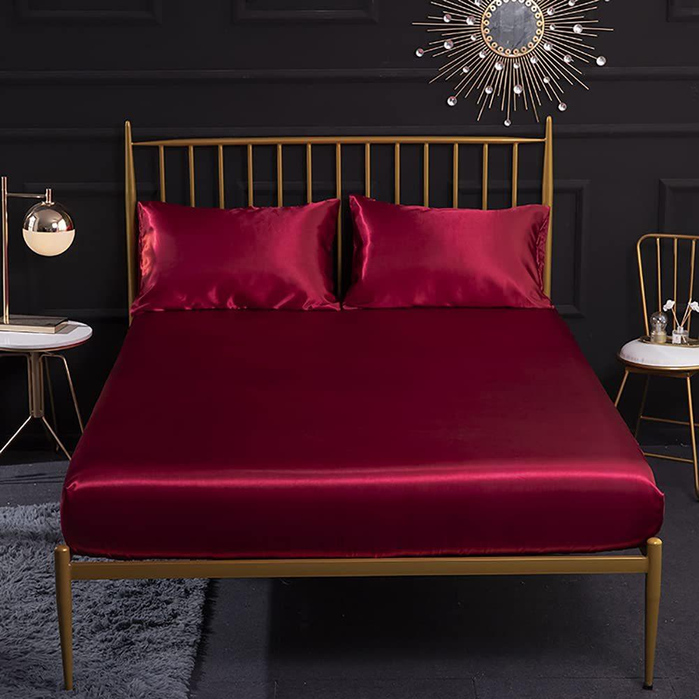 Простой однотонный узор Матрас Комплект постельного белья из трех предметов Цифровая печать Матрас Взрослые Дети