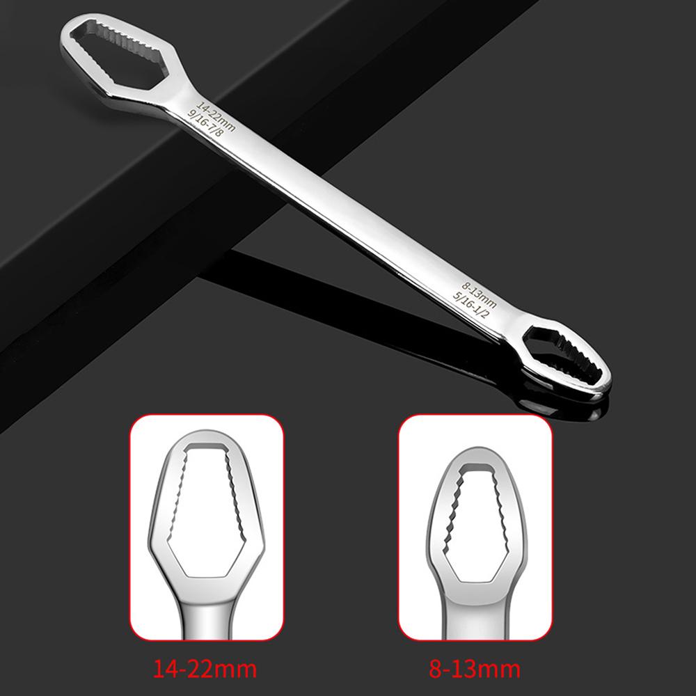 1 шт. Новый универсальный Torx ключ с трещоткой для велосипеда и мотоцикла, двойной 8-22 мм