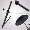 New Creative Long Handle Large Windproof Samurai Sword Umbrella Japanese Ninja-like Sun Rain Straight Umbrellas Automatic Open