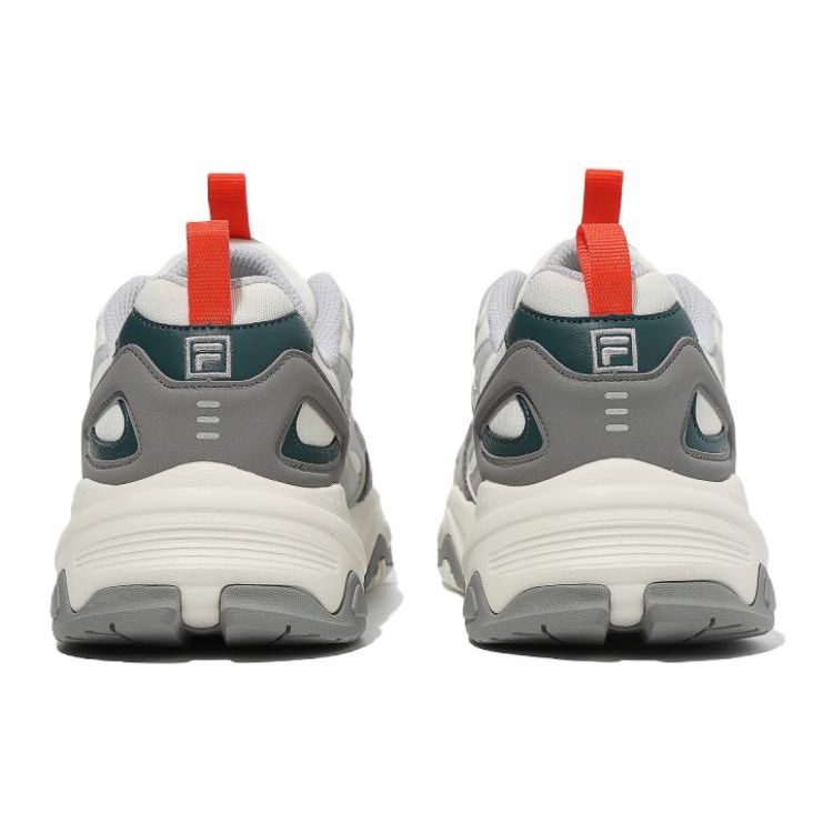 Fila Серия Tiny Rumble Ткань Кожа Спортивная Мода Низкие Повседневные Кроссовки Унисекс Повседневная Обувь Светло-серый 1JM01825E_321