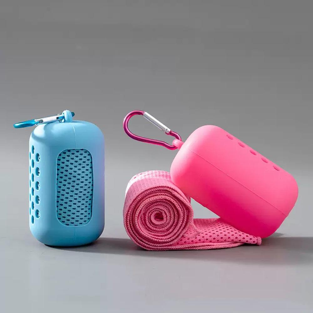 1 шт. круглое силиконовое обертывание 30 * 90 см, быстросохнущее полотенце из ультратонкого волокна, пляжное полотенце-аксессуар, для спорта и фитнеса