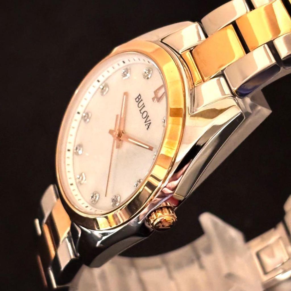 Б/у [Noble] BULOVA/Булова/Женские часы/С бриллиантами/Красивые/Для женщин