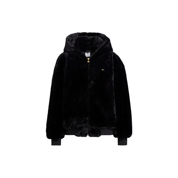 Adidas Originals FUR Jacket Women's Black (Unisex) Jackets HC6600