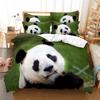 Animal Bedding Set For Child Adult Quilt Cover Pillowcase Print Panda Lion,Horse Duvet Cover Sets Home Bedclothes Cover