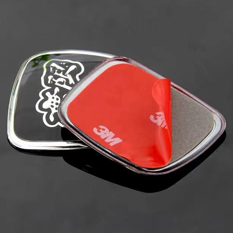 Car Steering Wheel Emblem Sticker Accessories For Honda Mugen Civic Accord City CRV Jade Fit Odyssey Hybrid Insight HRV Pilot aiz256