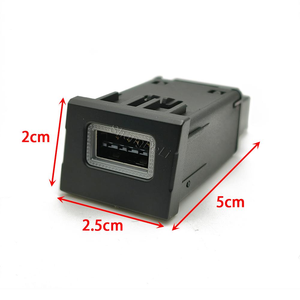 Compatible For Volkswagen Multivan T6 Car Single Charger QC3.0 USB Charge Socket Phone Charging Adapter Button