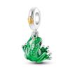 Silver Plated Chameleon Avocado Moon Spinning Eye Charms Fit Bangle Charm Beads Pendent Dangle Bracelet Woman Jewelry