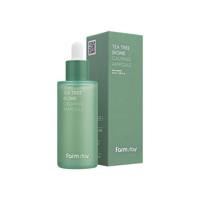 FARM STAY Tea Tree Biome Calming Ampoule 50ml (3 Options)