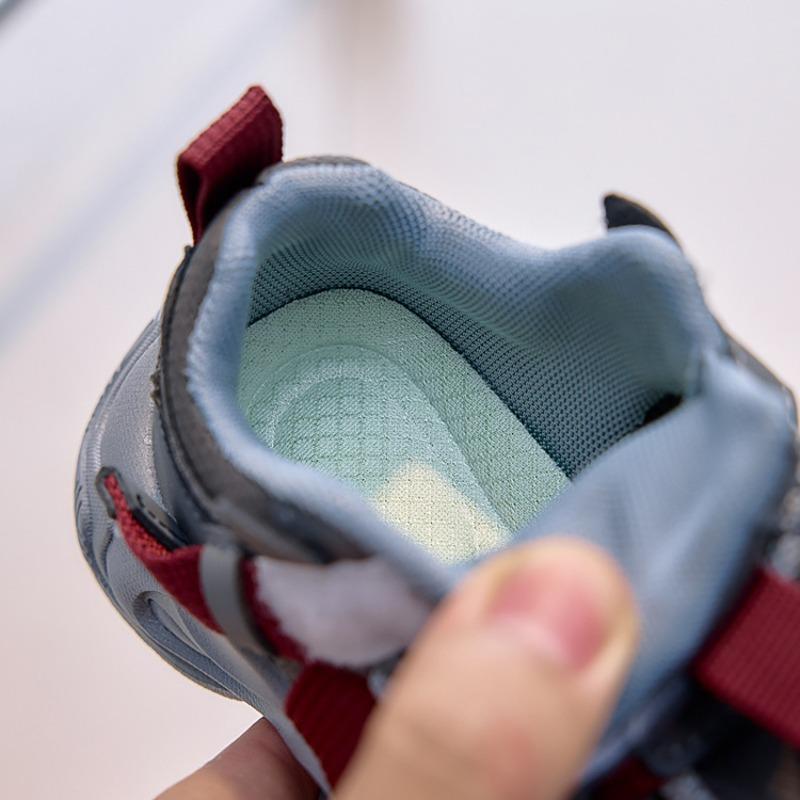 Детская обувь и кроссовки, Осенние новинки, Мужские кожаные повседневные массивные папины кроссовки, Мягкие беговые кроссовки для учеников старшего возраста.