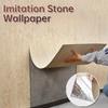 Faux Stone Peel and Stick Wallpaper Flexible Soft Material Self Adhesive Wallpapers for Living Room 3D Wall Panel Wall Stickers
