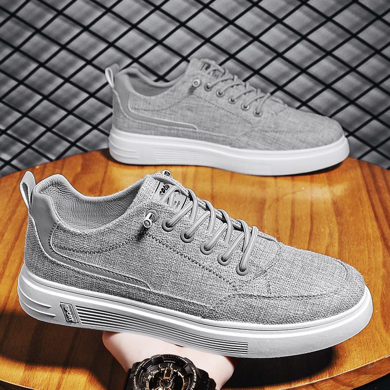 Мужская обувь 2024 Весна Новые мужские кроссовки Льняная обувь Универсальная спортивная и повседневная обувь Обувь для мужчин Zapatillas De Hombre