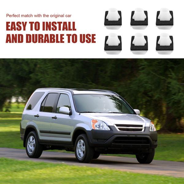 100-Piece White Plastic Car Door Seal Clips for Ben