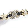 CHANEL Valletta COCO Mark Chain Pearl Star Clover Bijou Gold black Women B20B Used