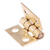 20Pcs Cabinet Door Hinges Brass Plated Mini Hinge Small Decorative Jewelry