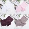 4PCS Lace Panties for Women Floral Hollow Out Boxer Shorts Sexy Underwears Female Intimates Lingerie Transparent Briefs