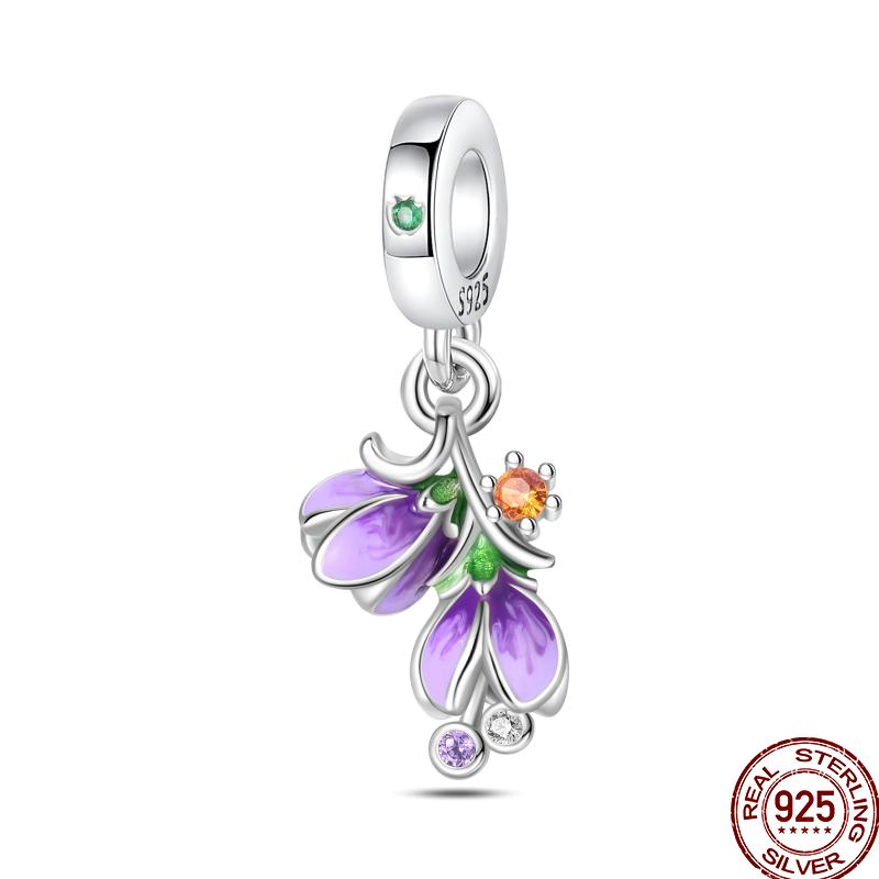 Медные пружинные бусины-подвески серии «Насекомые-бабочки», подарок, подходят для оригинального браслета 3 мм, сделай сам, на день рождения