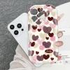 Чехол для телефона с кремовым сердечком во весь экран для iPhone 17 Pro Max/16/15/14/13 Pro