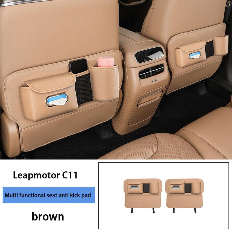 Для Leapmotor C11 2026 Защитная накладка на спинку сиденья от пинков Задняя грязезащитная накладка Аксессуары для модификации интерьера