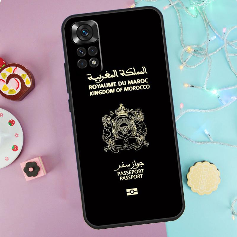 Чехол с гербом и флагом Марокко для Xiaomi Redmi Note 14 Pro 9 10 11 12 13 9S 10S 11S 12S Redmi 14C 10C 12C 13C