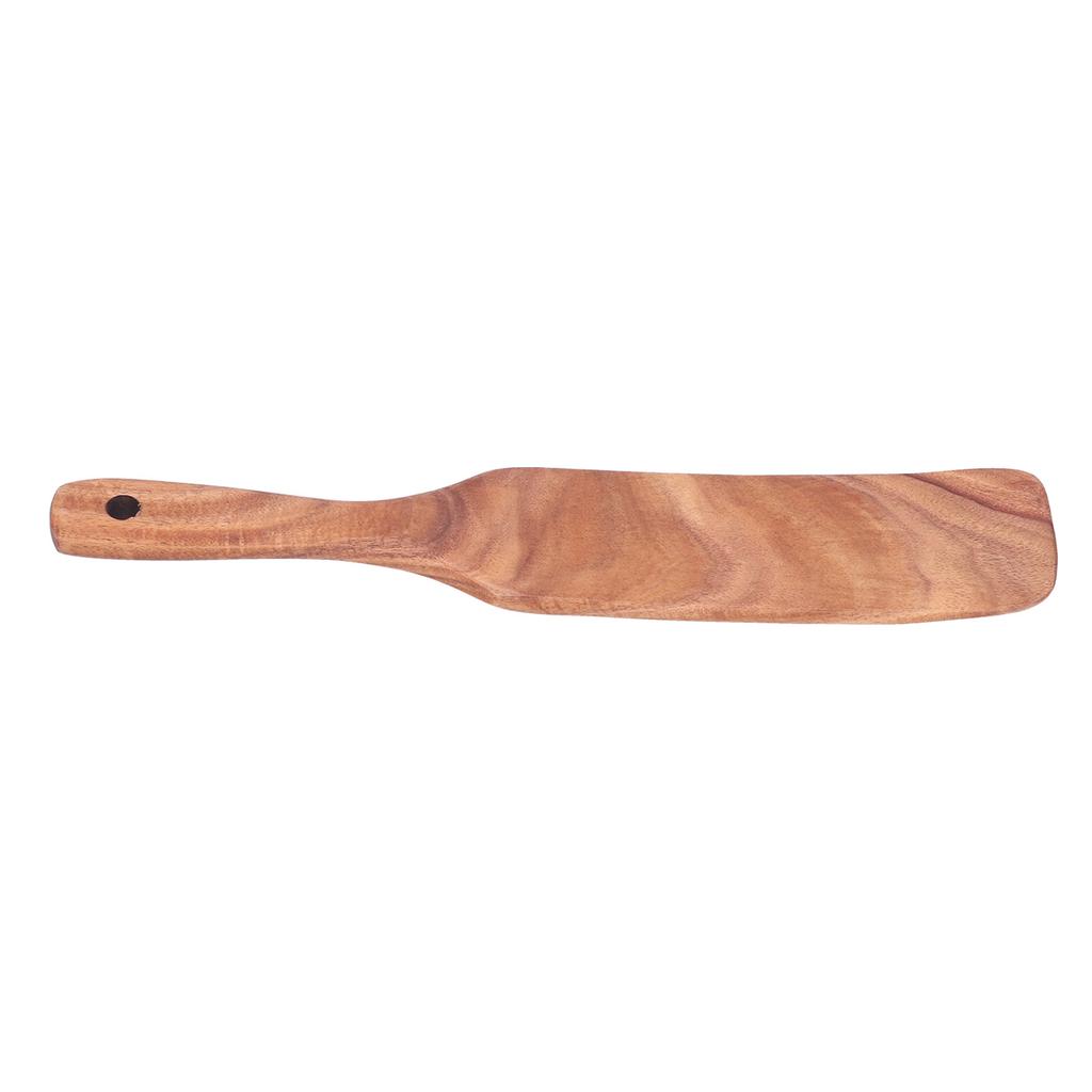 Teak Spatula Wooden Steak Pizza Cooking Salad Frying Spatula for Business Gifts Home KitchenLarge Shovel 13.8x2.4inch