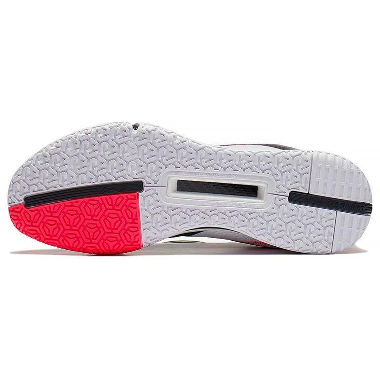 Кроссовки для бадминтона Li Ning Ground Flight SE из ткани с амортизацией, дышащие, с низким верхом, унисекс, черные, белые, AYZS014-1