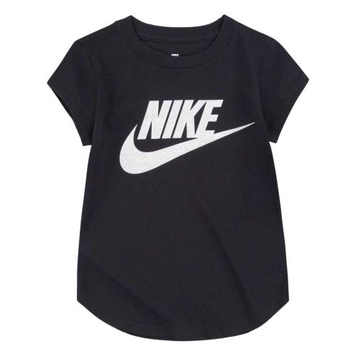 Nike Girls Shimmer Logo Short-Sleeved T-Shirt