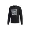 Neo Casual Logo Crewneck Knit Pullover Sweatshirt Men Tops Black EI4509