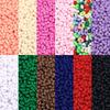 Acrylic Solid Color Peanut Beads for Handmade Jewelry and Accessories