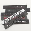 3D ABS Chrome Red Line Black Logo DUAL MOTOR Emblem Letters Car Styling Trunk Badge Sticker for  Model3/Y/S/X DUAL MOTOR Accessories