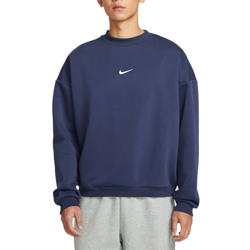 Nike Толстовки Мужские Морской Синий Круглый Вырез Умеренный IR0107-410
