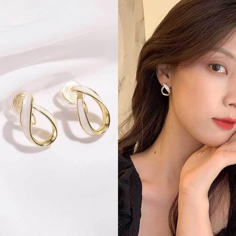 Корейский стиль, клипса для уха без прокола с длинной кисточкой, дизайн с жемчужной бабочкой для женщин - Высококачественная, Крутая мода.