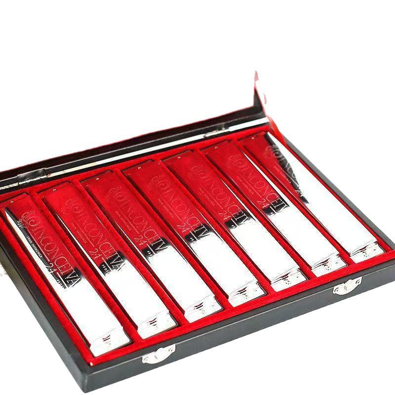 Набор губных гармоник Swan: 24-луночный, 7-предметный, 12-предметный Ящик для Студентов и Взрослых. Включает клавиши от A до G, идеально подходит для начинающих.