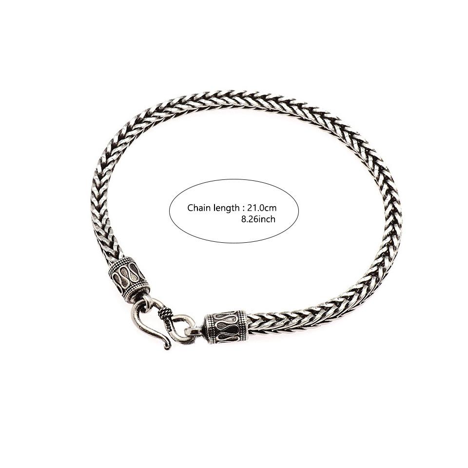 Новый минималистичный нишевый браслет для мужчин, персонализированный браслет в стиле ретро Instagram, универсальный с подвеской
