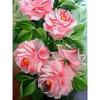 Diy Flower Diamond 5d Painting Diamond Embroidery Rose Full Round Mosaic Picture Rhinestone Cross Stitch Landscape Wall Decor