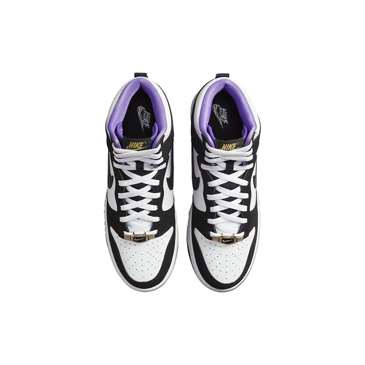 Nike Мужские кроссовки Dunk High Premium EMB World Champ Черно-белые Action-Grape DR9512-001
