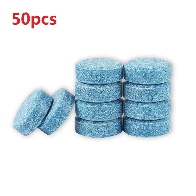 2/50PCS Auto Car Solid Cleaner Windscreen Wiper Auto Car Effervescent Tablets Glass Toilet Cleaning Cars Accessories