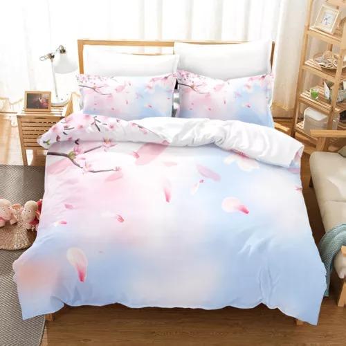 Comforter Peach Blossom Bed Decoration First Choice Gift Suitable For Children Kids And Adults Comfortable And Breathable