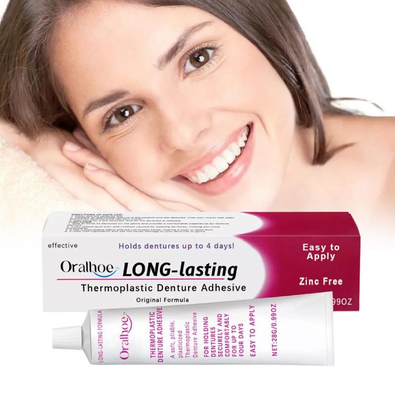 Оралхое Адгезив для зубных протезов для повышенного комфорта и надежной фиксации искусственных зубов