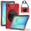 Чехол-подставка для Samsung Galaxy Tab S10 FE+ SM-X620/SM-X626B, ТПУ ПК силиконовая накладка для планшета с плечевым ремнем