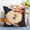 HHaikyuu Наволочка Стираемая Льняная Наволочка Мягкая для Дивана Кровати Уютный Декор Комнаты Дома