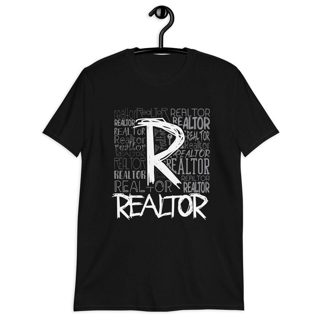 Realtor R Typography Shirt Real Estate Agent Supplies Outfit