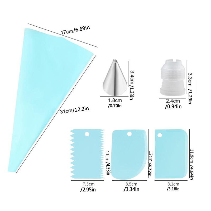 Набор кремовых насадок 14/29 шт. Кухонный кондитерский инструмент для украшения тортов кремом, аксессуары, многоразовые кондитерские мешки