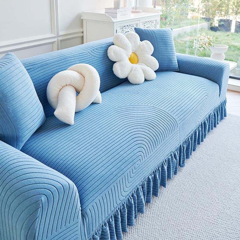 Чехол для дивана Все включено Универсальный чехол Эластичный Европейский стиль Универсальный Старомодный Защита от царапин кошек Стиль для четырех сезонов