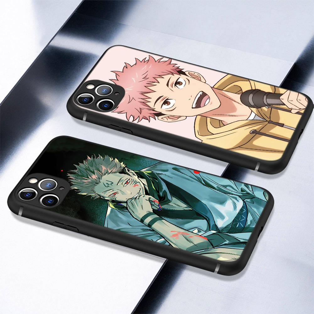 DT17Jujutsu Kaisen Case for OPPO Reno 8 6 5 4 Pro Find X3 A17 A31 A38 A40 A53 A54 A55 A74 A76 A78 A77 A80 A94 A95 A96 Lite Black Soft Cover